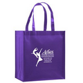 Gloss Laminated Designer Grocery Bag w/Insert (12"x8"x13") - Screen Print